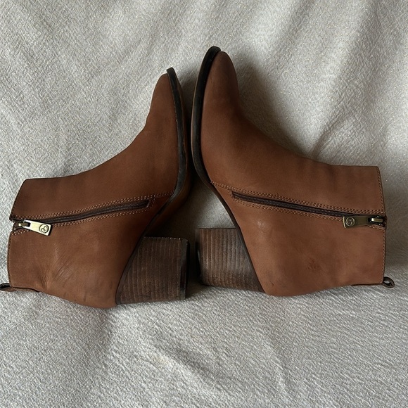 Blondo Vegas 2 Casual Brown Ankle Boots Waterproof Leather Zip Up Size 11M - Picture 8 of 10